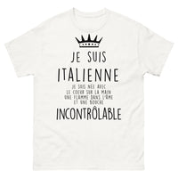 Thumbnail for T-shirt Italie blanc - cœur sur la main
