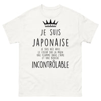 Thumbnail for T-shirt Japonaise blanc - flamme dans l'âme