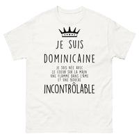 Thumbnail for T-shirt Dominicaine blanc - cœur sur la main
