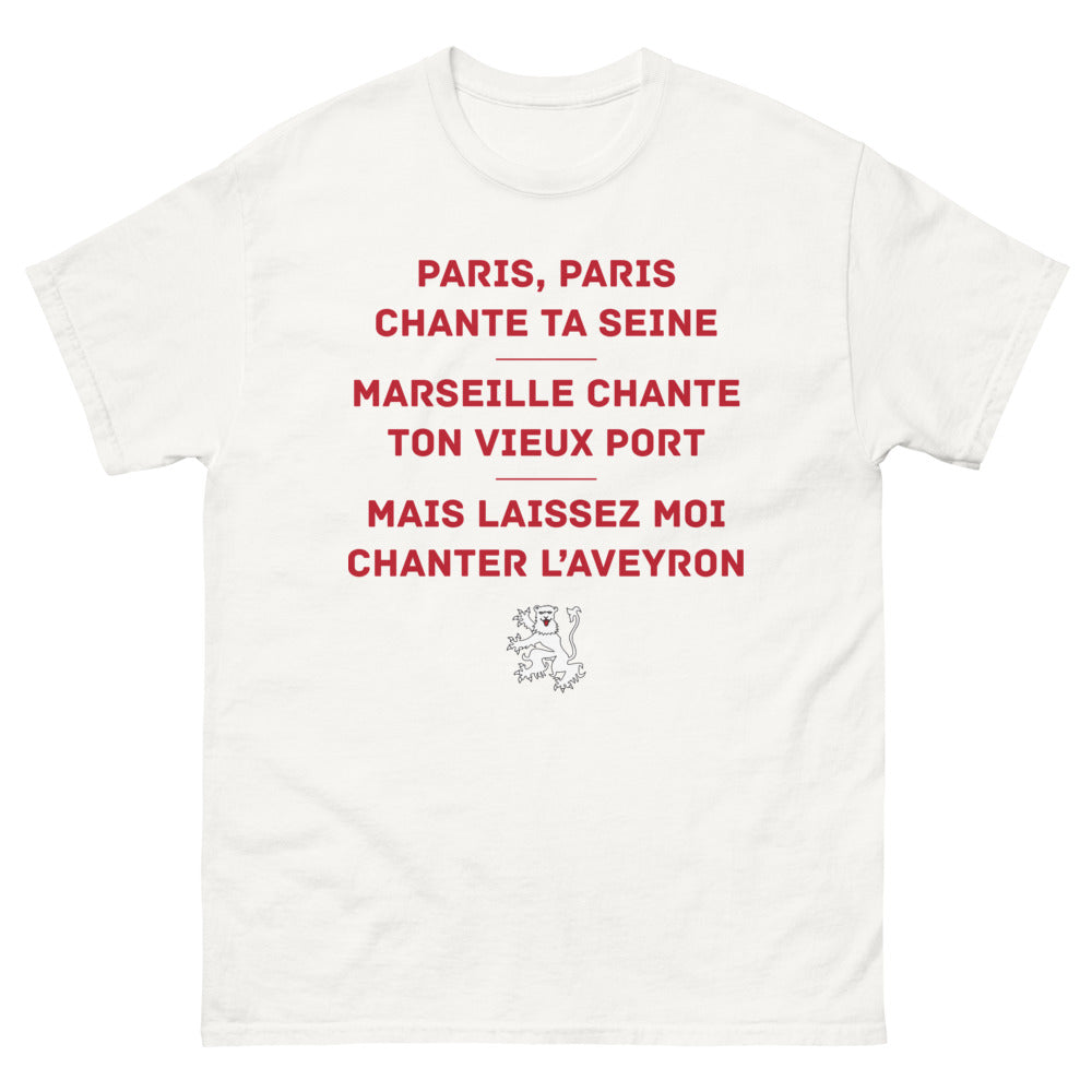 T-shirt Paris – Seine et Marseille blanc - Paris et Marseille qui chantent