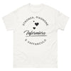 T-shirt Italienne infirmière blanc - umorismo e orgoglio