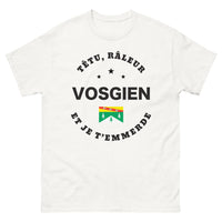 Thumbnail for T-shirt Vosgien blanc - têtu et râleur