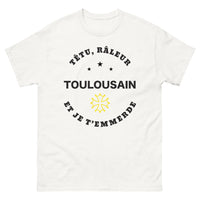 Thumbnail for T-shirt Toulousain blanc - Têtu Râleur