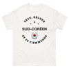 T-shirt Sud-Coréen blanc - têtu et râleur