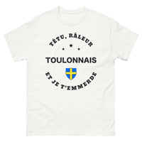 Thumbnail for T-shirt Toulonnais blanc - Têtu râleur