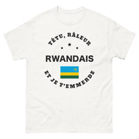 Thumbnail for T-shirt rwandais blanc - Têtu râleur