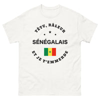 Thumbnail for T-shirt Sénégal blanc - Têtu râleur