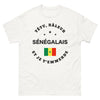 T-shirt Sénégal blanc - Têtu râleur