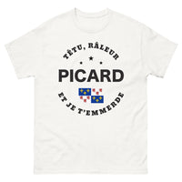 Thumbnail for T-shirt Picard blanc - Têtu râleur