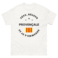 Thumbnail for T-shirt Provençal blanc - Têtu râleur