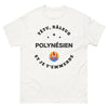 T-shirt Polynésien blanc - têtu râleur polynésien