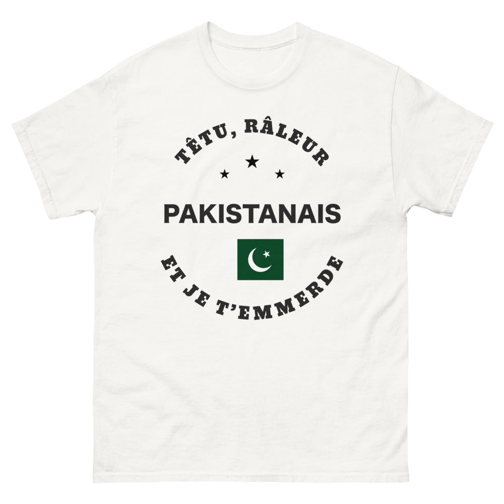 T-shirt pakistanais têtus et râleurs blanc - têtu et râleur pakistanais