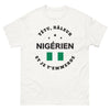 T-shirt Nigérien blanc - râleur et fier