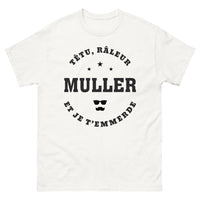 Thumbnail for T-shirt Muller blanc - Têtu et râleur