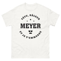 Thumbnail for T-shirt Meyer blanc - Râleur pour toujours