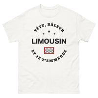 Thumbnail for T-shirt Limousin blanc - Têtu du Limousin