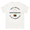 T-shirt Martiniquais blanc - Têtu râleur et je t’emmerde