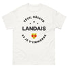 T-shirt Landais blanc - têtu râleur landais