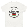 T-shirt Kenyan blanc - Têtu râleur kenyan