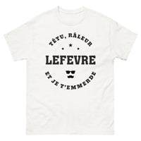 Thumbnail for T-shirt Lefèvre blanc - Le Têtu râleur par excellence