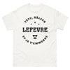 T-shirt Lefèvre blanc - Le Têtu râleur par excellence