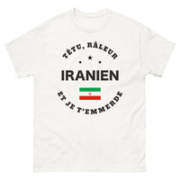 Thumbnail for T-shirt Iranien blanc - Fier et râleur