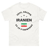 T-shirt Iranien blanc - Fier et râleur