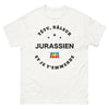 T-shirt Jurassien blanc - Têtu et râleur
