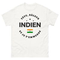 Thumbnail for T-shirt Indien blanc - Têtu râleur