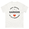 T-shirt Gardois blanc - caractère bien trempé