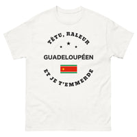 Thumbnail for T-shirt Guadeloupéen blanc - Têtu et râleur