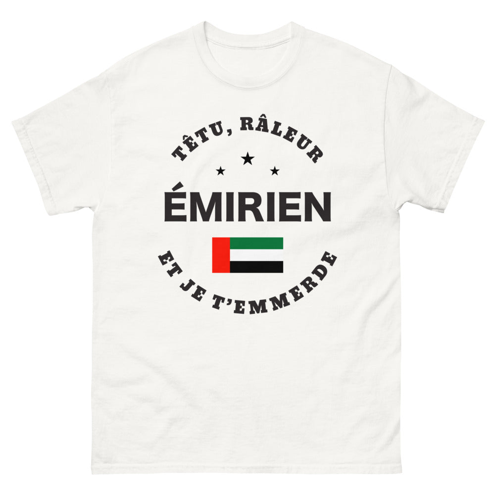 T-shirt Émirien blanc - Têtu râleur