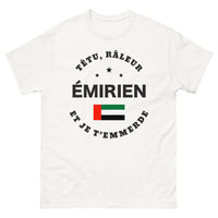 Thumbnail for T-shirt Émirien blanc - Têtu râleur