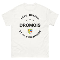 Thumbnail for T-shirt Drômois blanc - têtu râleur drômois