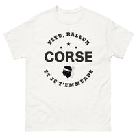 Thumbnail for T-shirt Corse blanc - Têtu et râleur