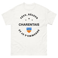 Thumbnail for T-shirt Charente blanc - Têtu râleur Charentais