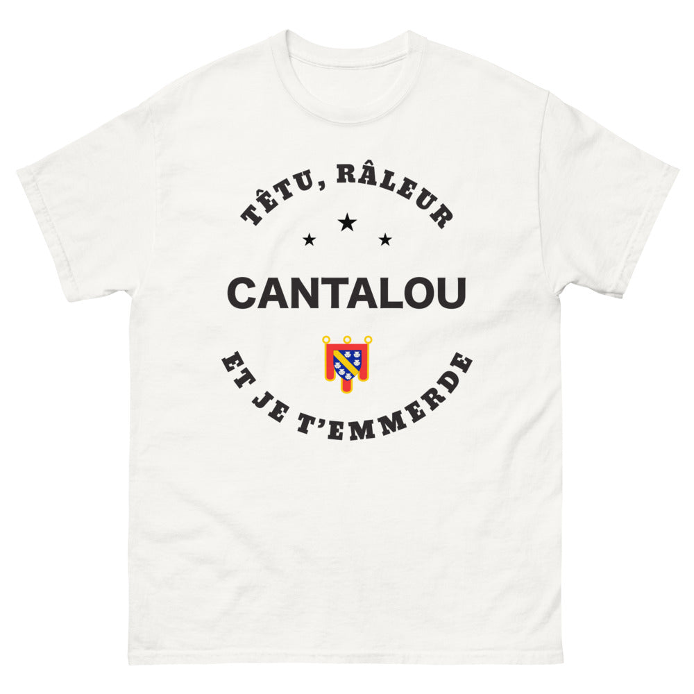 T-shirt Cantalou blanc - Râleur et fier d’être