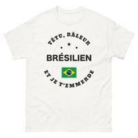 Thumbnail for T-shirt Râleur Brésilien blanc - Têtu Râleur