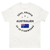 T-shirt Australien blanc - têtu et râleur