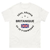 T-shirt britannique blanc - râleur et je t'emmerde