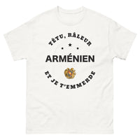 Thumbnail for T-shirt Arménien blanc - têtu et râleur