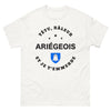 T-shirt Ariège blanc - Têtu râleur Ariégeois