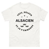 T-shirt Alsacien blanc - Têtu et râleur