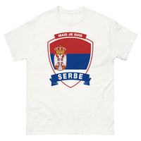 Thumbnail for T-shirt Serbie blanc face - Je ne suis pas parfait mais Serbe