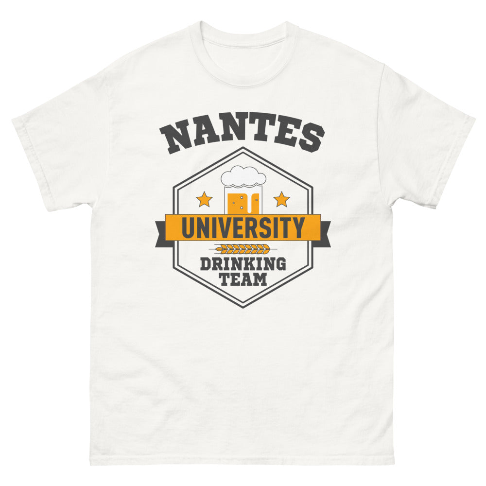 T-shirt Nantes blanc - Nantes University Drinking Team