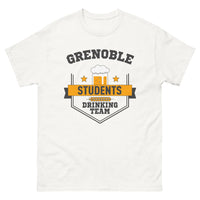 Thumbnail for T-shirt Grenoble blanc - équipe étudiants buveurs