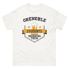 T-shirt Grenoble blanc - équipe étudiants buveurs