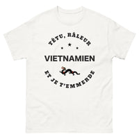 Thumbnail for T-shirt Vietnamien blanc - têtu et râleur