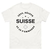 T-shirt Suisse blanc - têtu et râleur