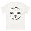 T-shirt Serbe blanc - râleur et fier de l'être